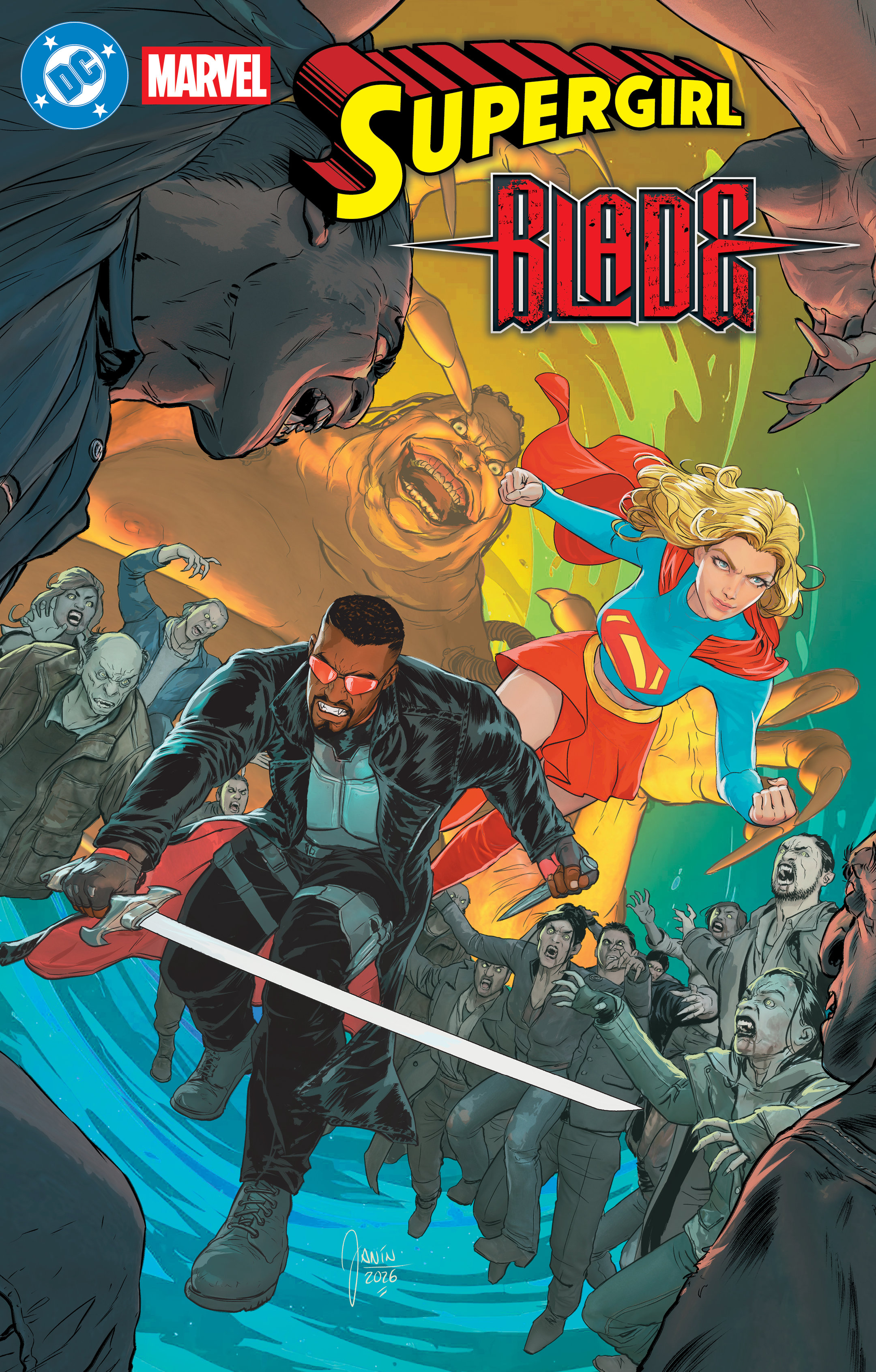 DC Announces New DC GO! Crossover Webcomic: Supergirl/Blade