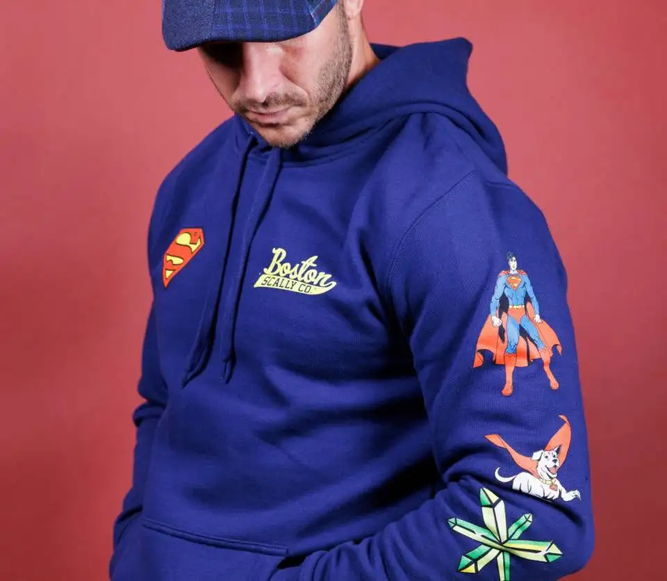 Superman Icon Hoodie - Blue