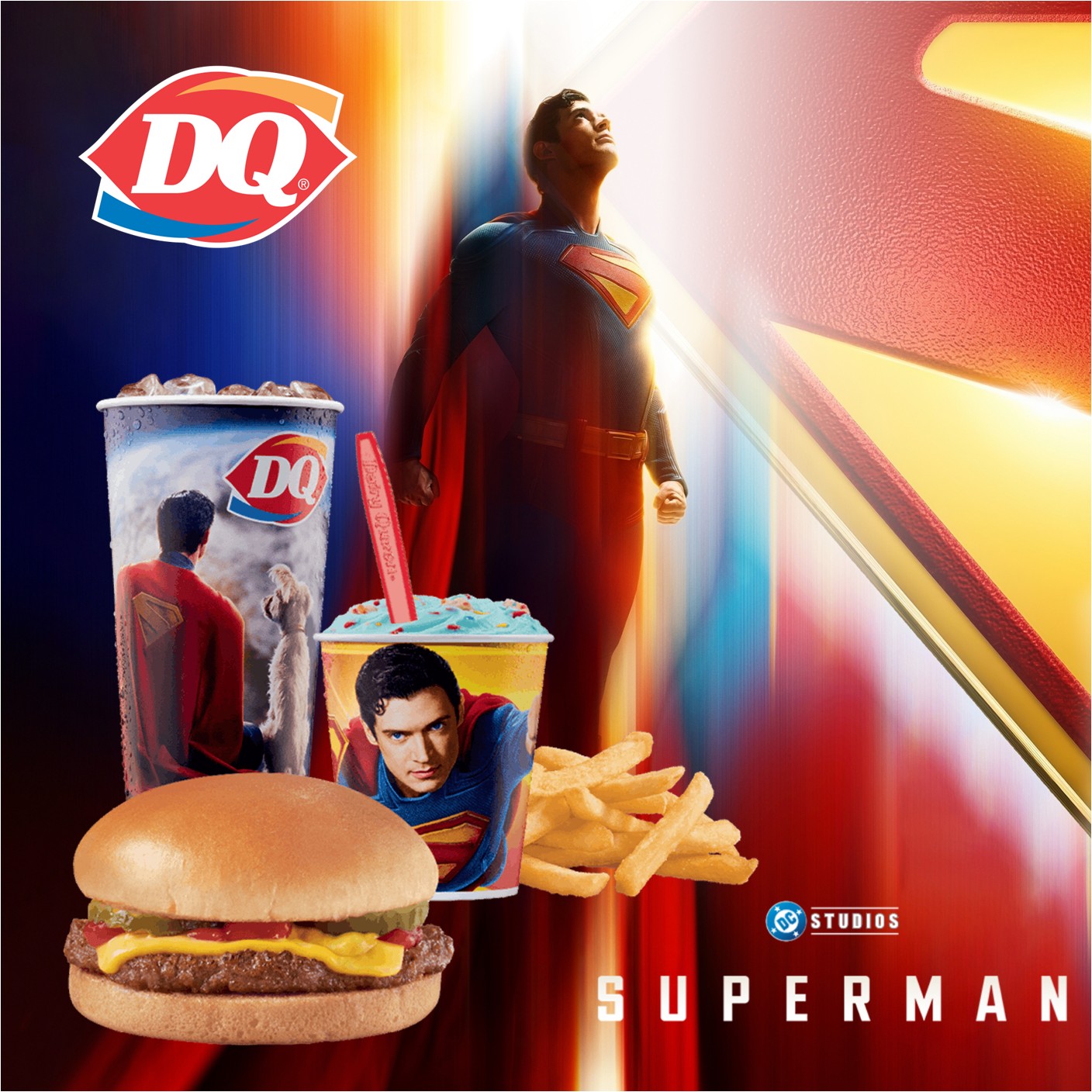 Dairy Queen Launches "Superman" Movie Menu Promotion