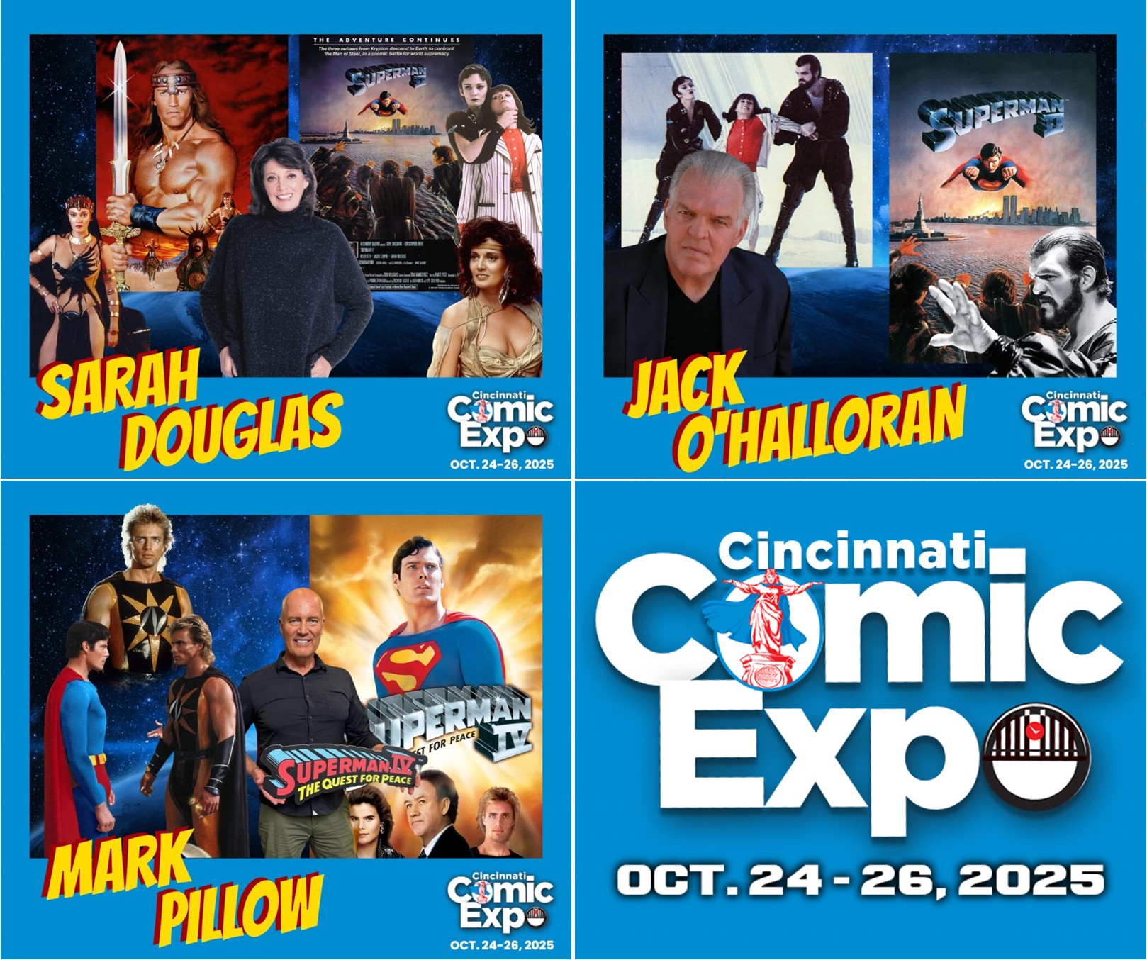 Superman Villains Reunite at Cincinnati Comic Expo 2025