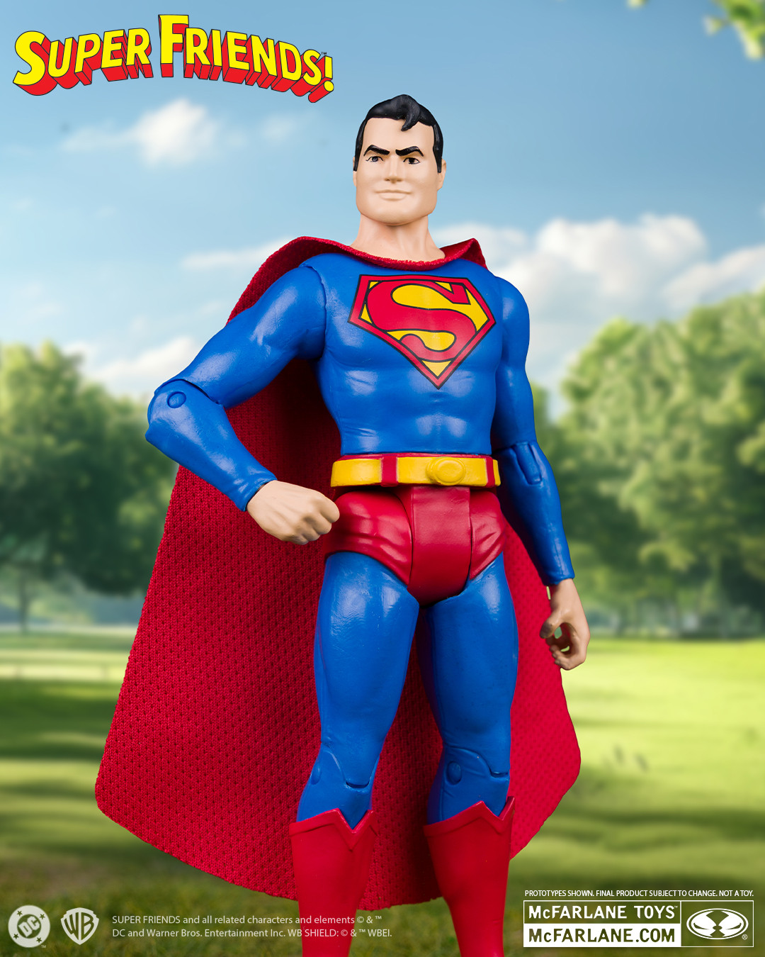 First Look: McFarlane Toys Superman (Super Friends) Action Figure