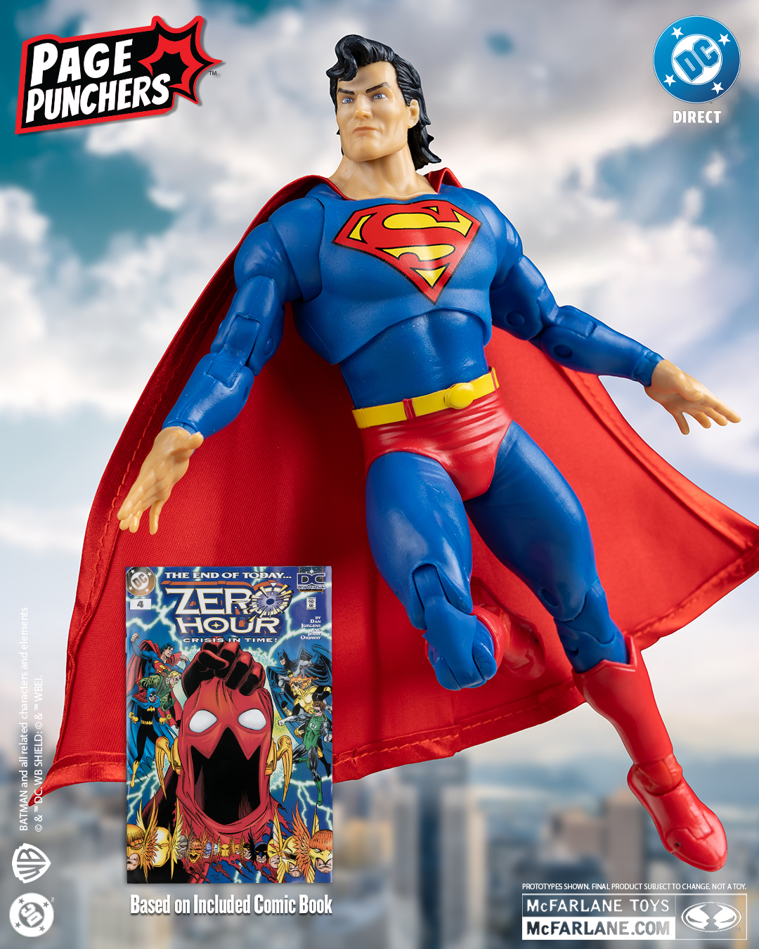 First Look: McFarlane Toys Superman "Zero Hour" Page Punchers Figure