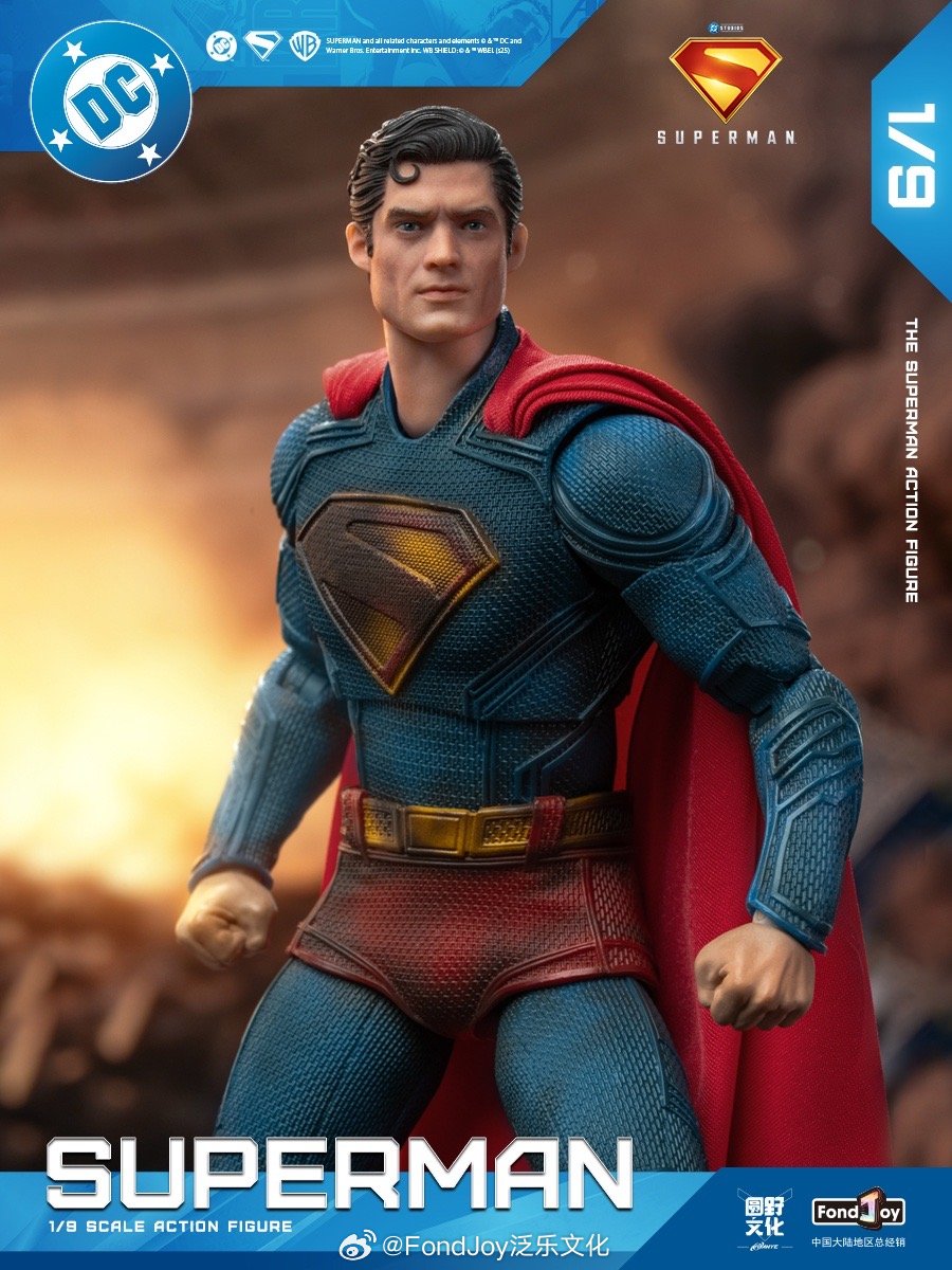 FondJoy Expands DC Line with Battle-Damaged Superman Action Figure