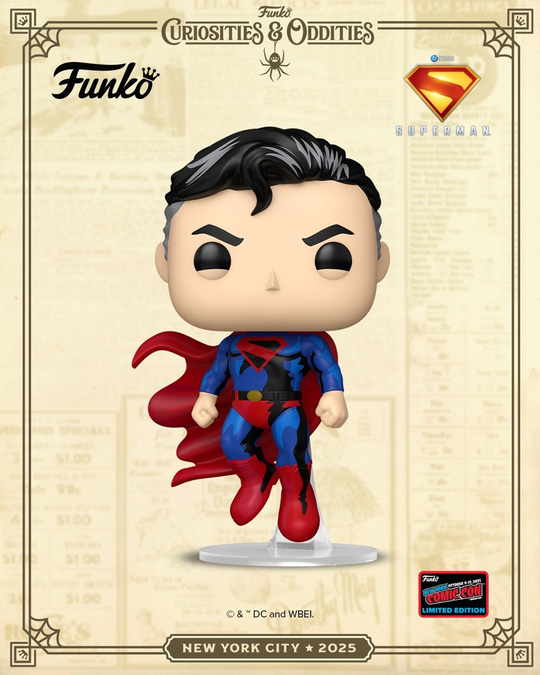 Funko Announces Exclusive NYCC "Kingdom Come" Superman POP! Figure