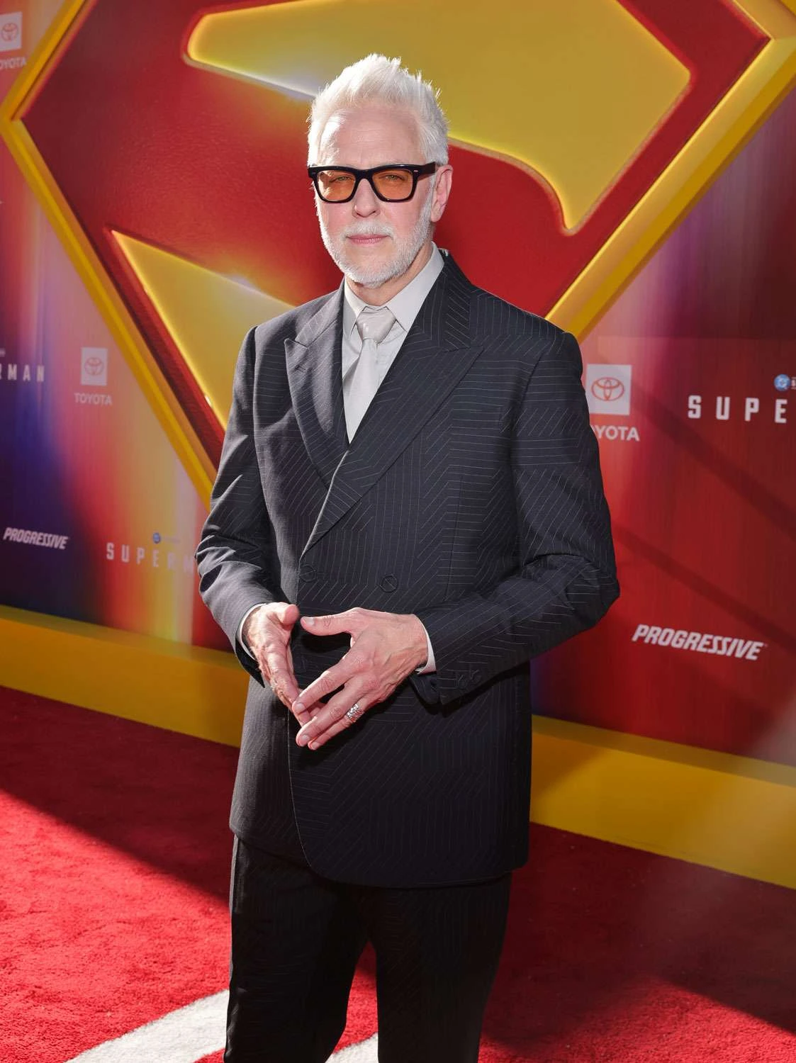 James Gunn on the red carpet at the 'Superman' Los Angeles World Premiere