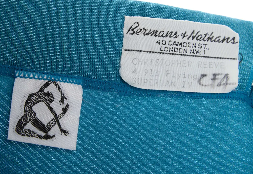 'Superman IV' Bermans & Nathans Collar Tag