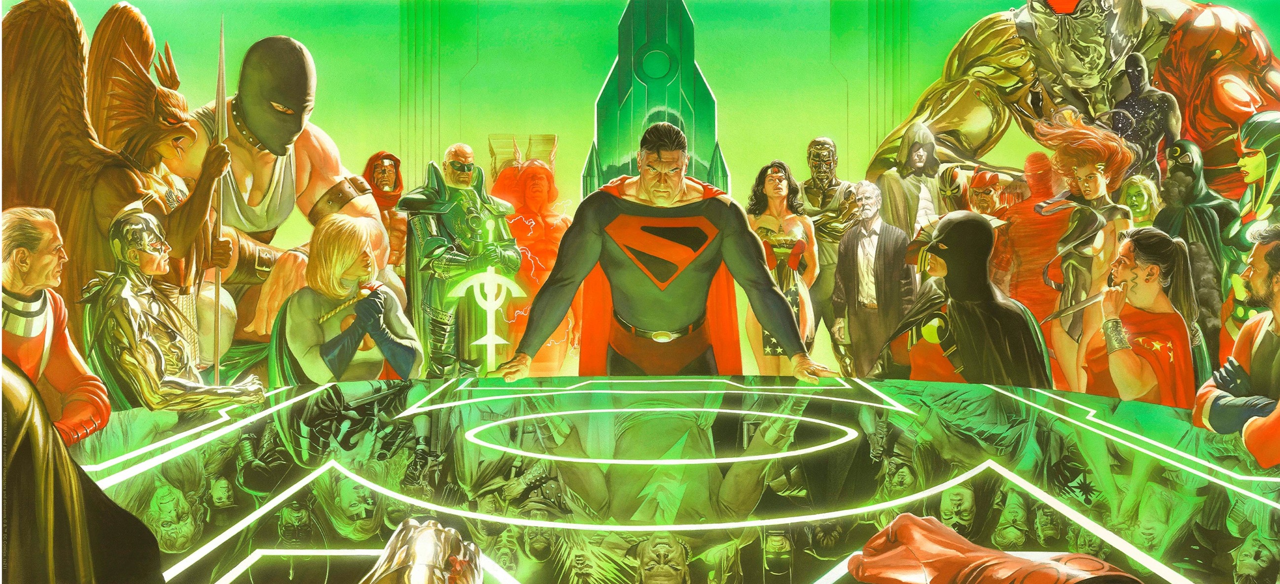 Pre-Order "Kingdom Come: War Room" Art Print by Alex Ross