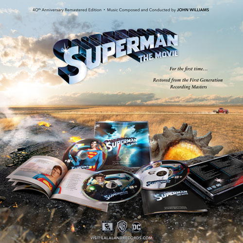 La-La Land Records Reissues "Superman: The Movie" 40th Anniversary 3-CD Set