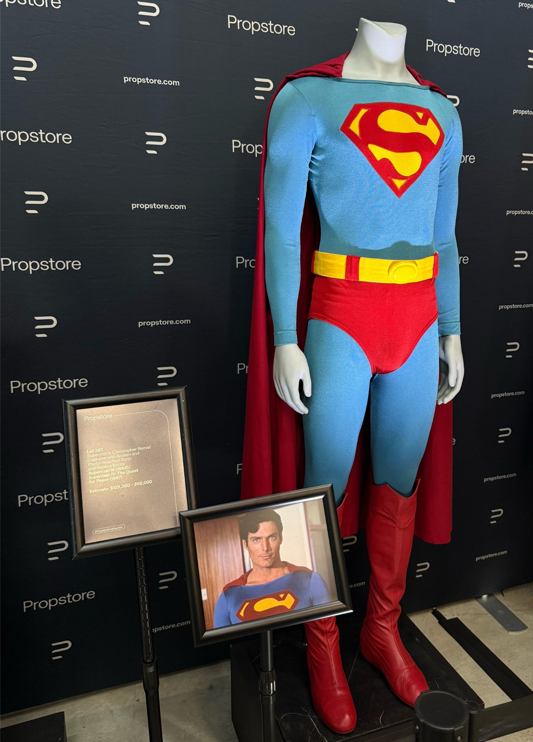Propstore Auction Sees Christopher Reeve Superman Costume Sell for $233,100