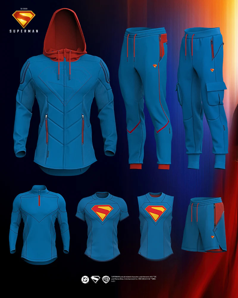 SUPERX Launches Official "Superman" Movie-Inspired Activewear Collection