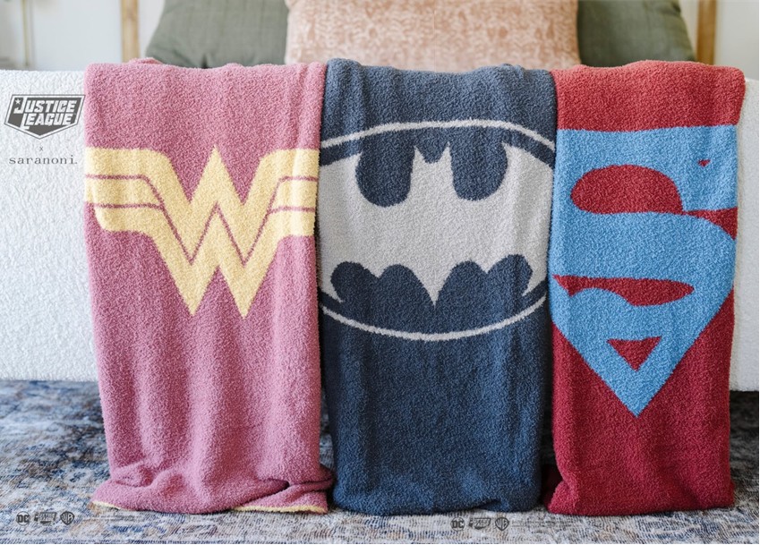 Saranoni Launches Justice League Premium Blankets Collection