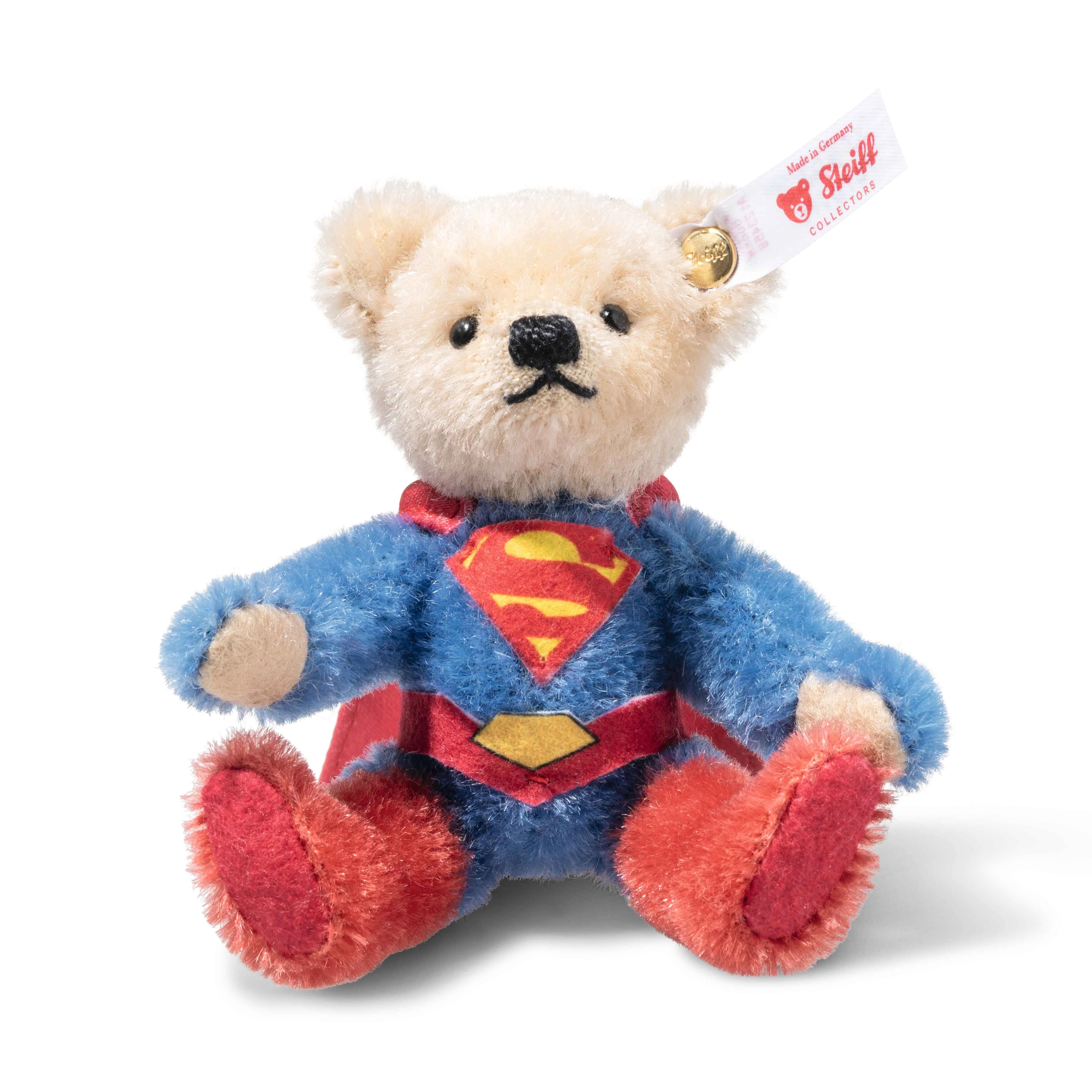 DC Superman Miniature Teddy Bear Limited Edition by Steiff