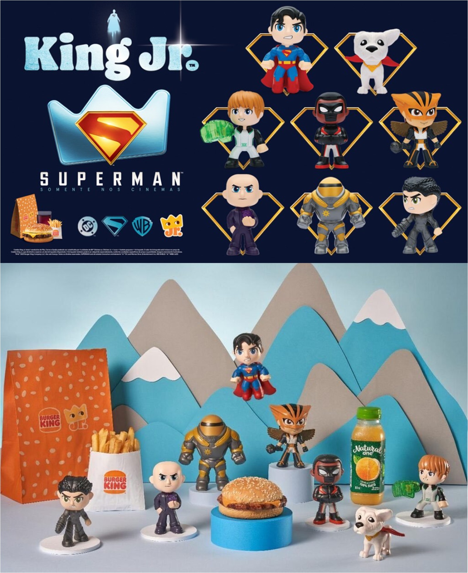 Burger King Unveils New Look at "Superman" Movie Kids Meal Toys