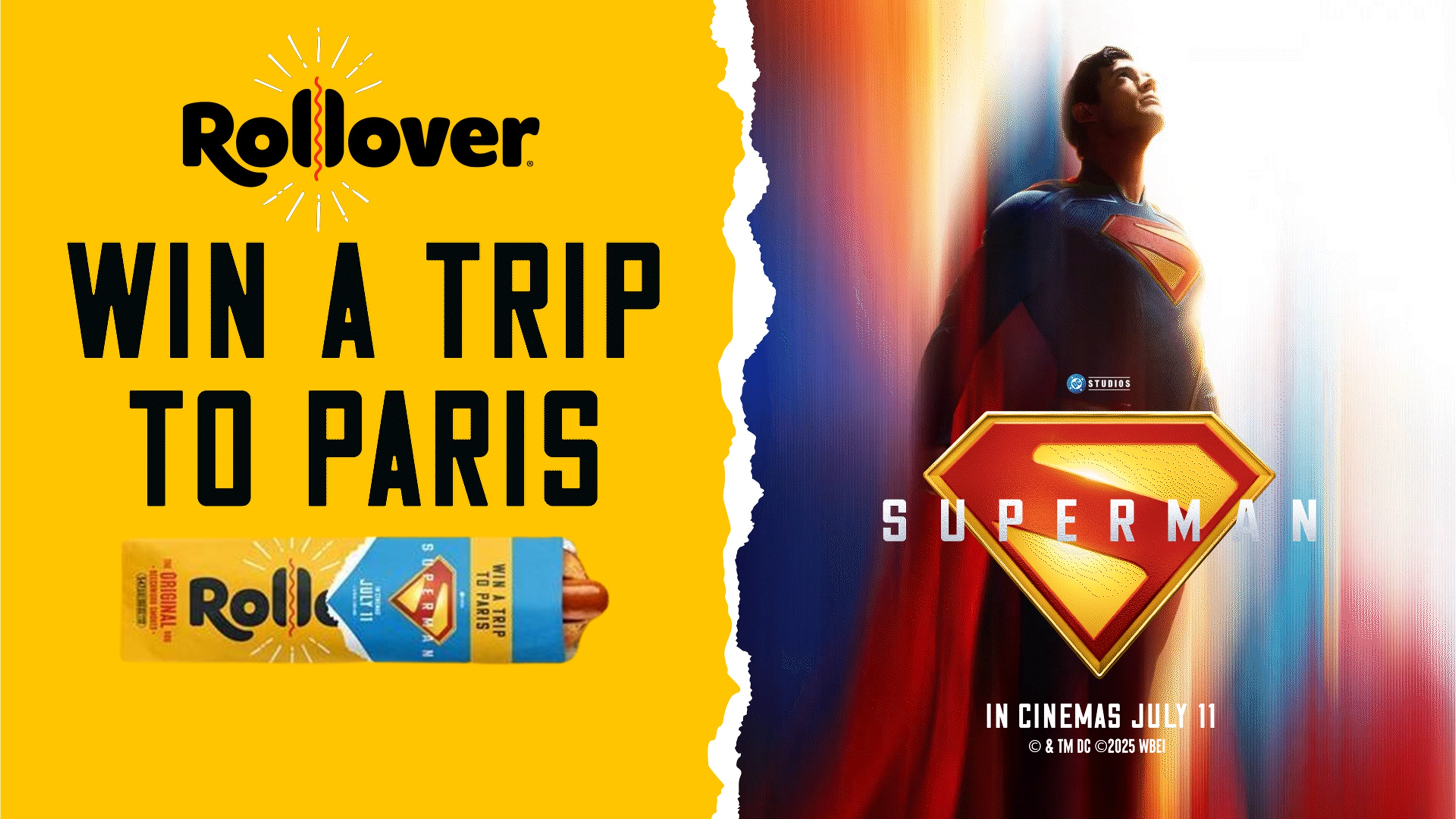 UK-Based Rollover Hot Dogs Launches "Superman" Promotional Campaign