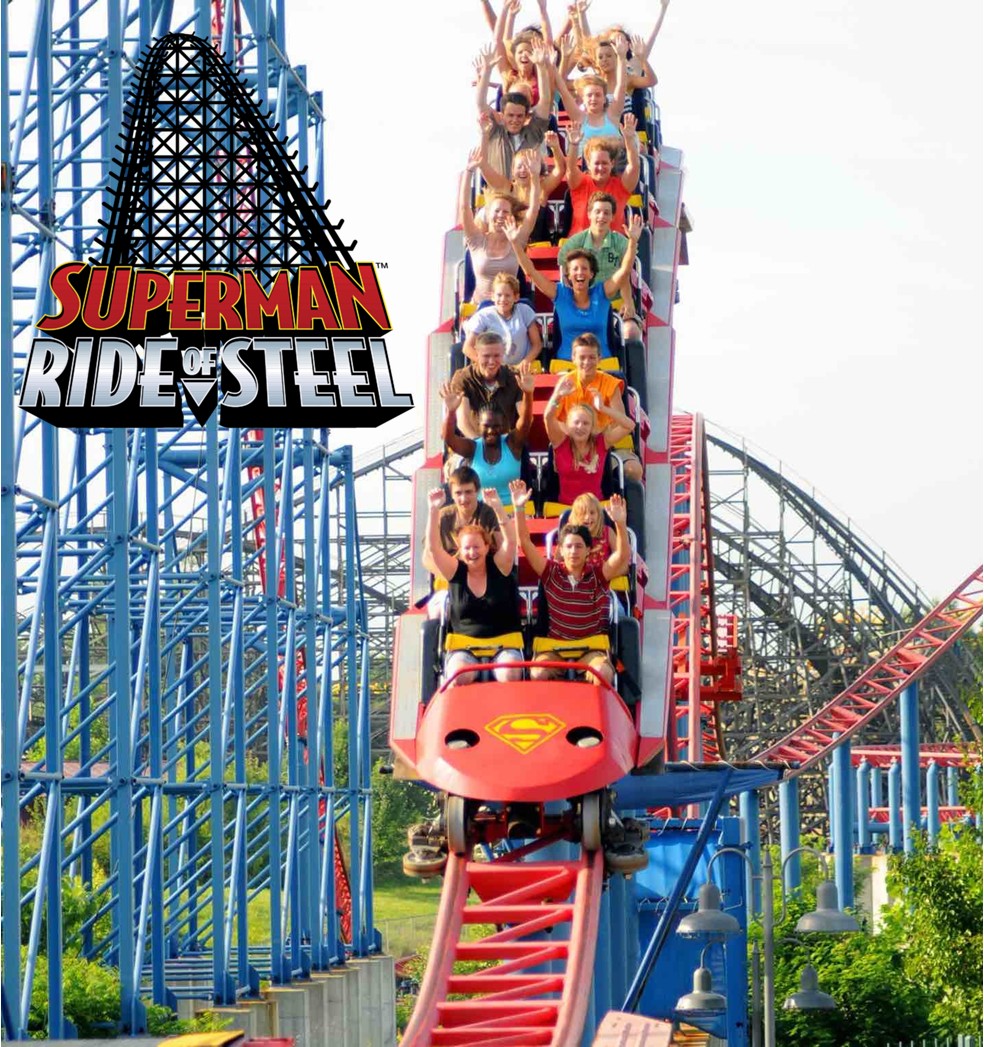Superman - Ride of Steel Coaster to Close Along with Six Flags America