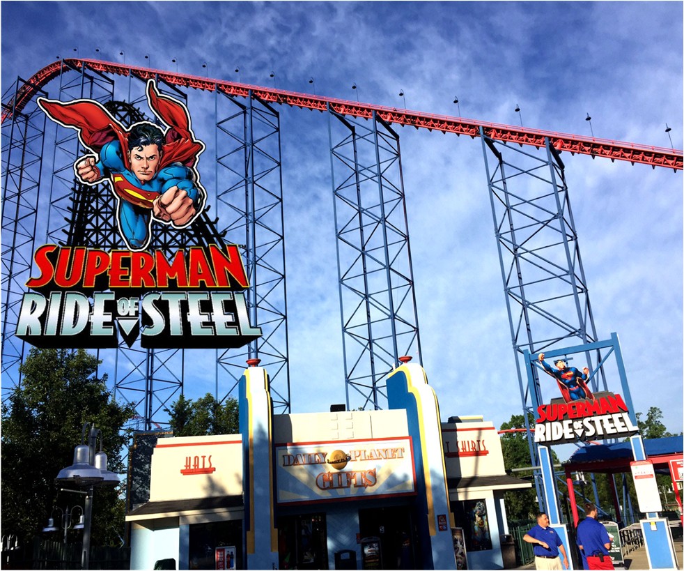 Superman - Ride of Steel Makes its Final Flight as Six Flags America Bids Farewell