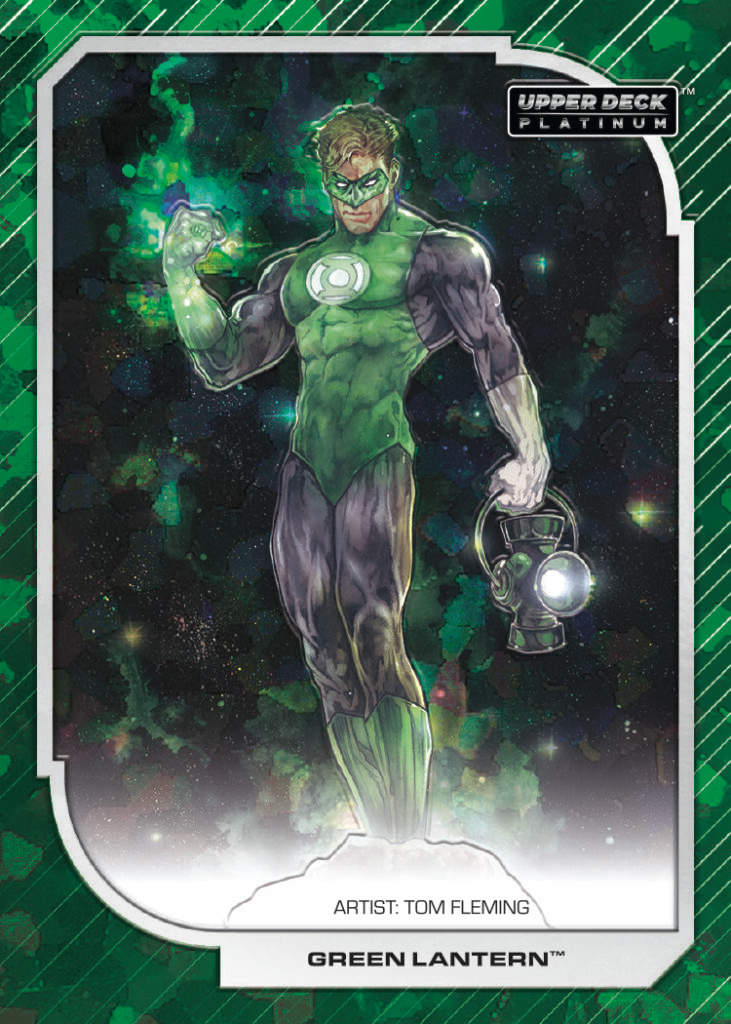 Green Lantern card from Upper Deck Platinum: DC