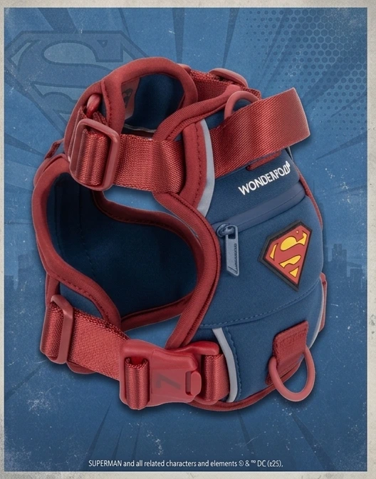 WonderFold Superman Pet Harness