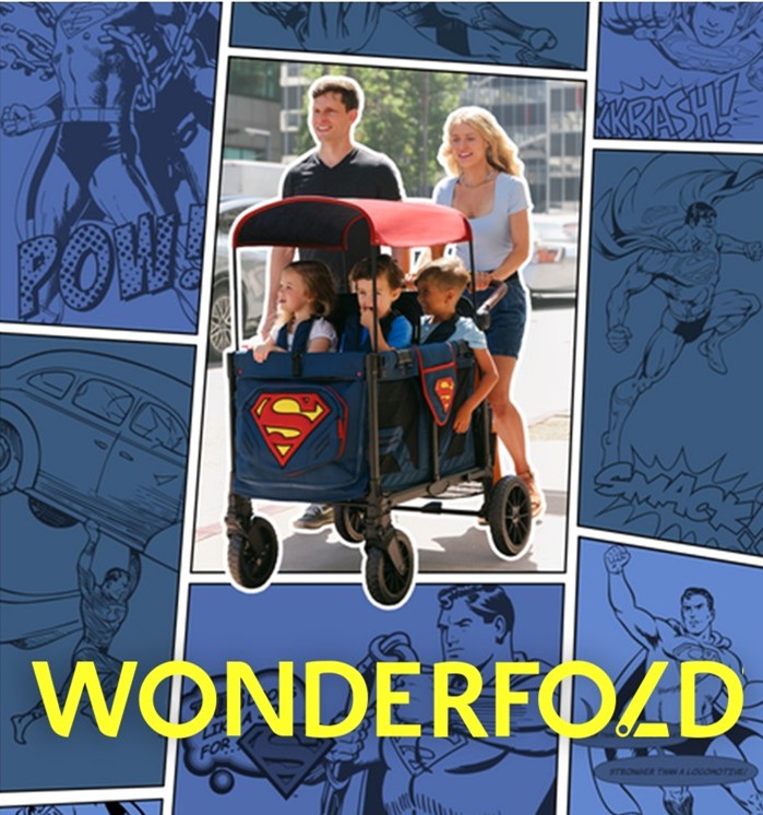 WonderFold and Superman Unite to Launch Special Edition Stroller Wagons