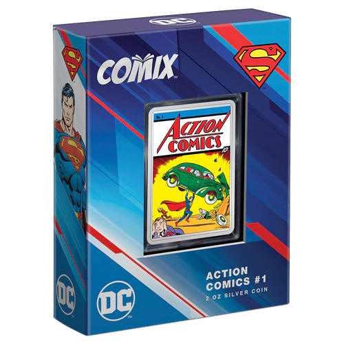 New Zealand Mint Unveils Action Comics #1 2oz Silver Coin