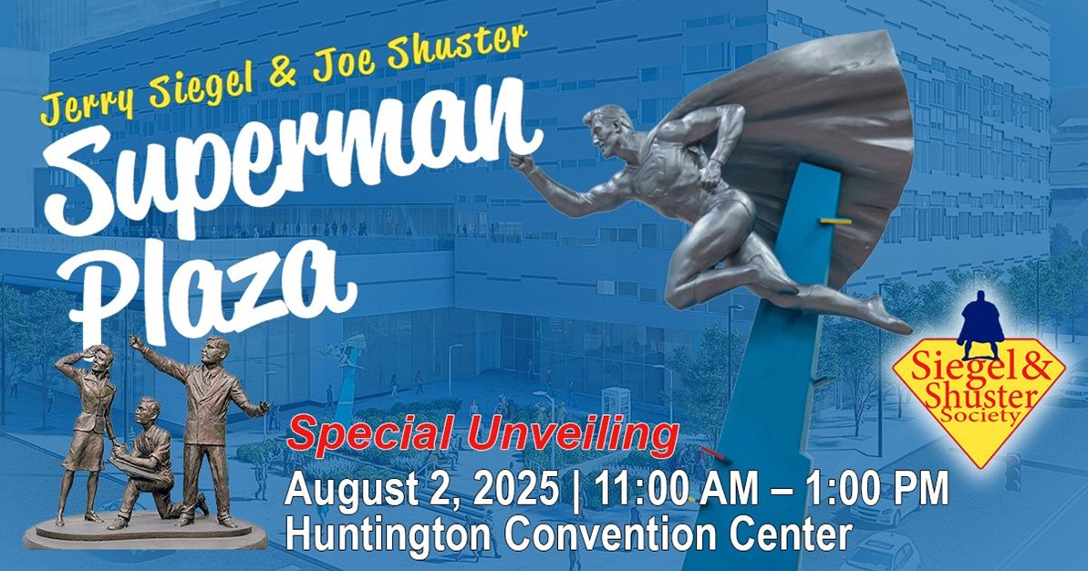Tribute Plaza Honoring Superman Creators to Debut August 2nd in Cleveland