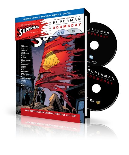 June 23, 2015: "Superman: Doomsday" on Bluray w/Death of Superman Graphic Novel