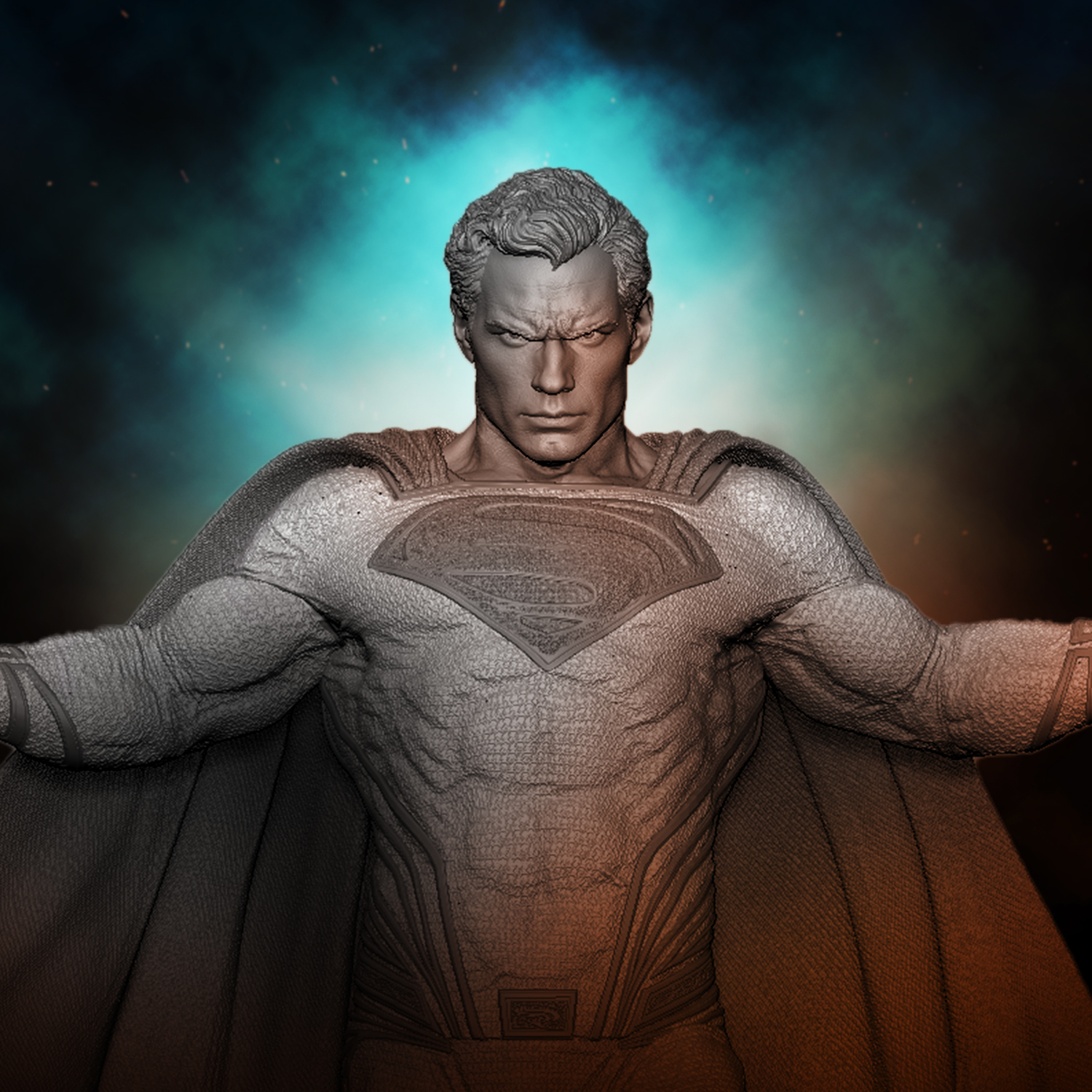 Man of Steel statue shows new Superman costume